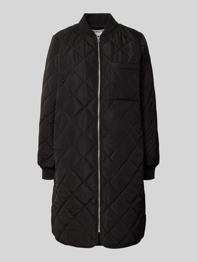 Jake*s Casual Płaszcz pikowany o kroju regular fit ze stójką Czarny 2