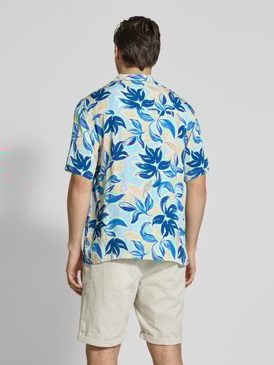 Shiwi Freizeithemd mit Knopfleiste Modell 'Vic' Hellblau 5