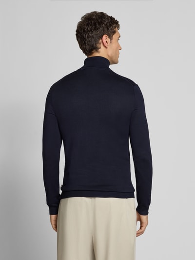 Only & Sons Regular Fit Rollkragenpullover aus Viskose-Mix Modell 'WYLER' Marine 5
