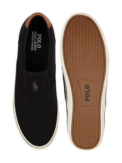 Polo Ralph Lauren Slip-On Sneaker 'Thompson' aus Canvas Black 5