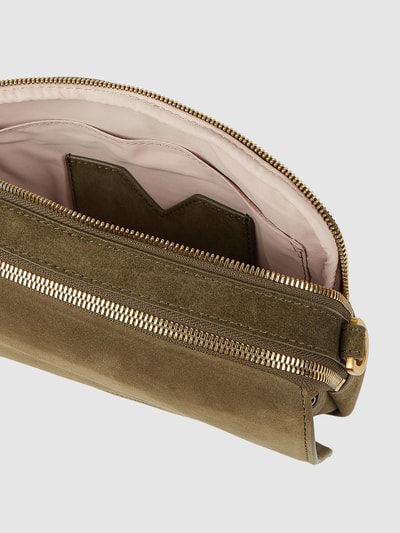 Les Visionnaires Crossbody Bag aus Veloursleder Modell ''Emily' Olivgrün 6