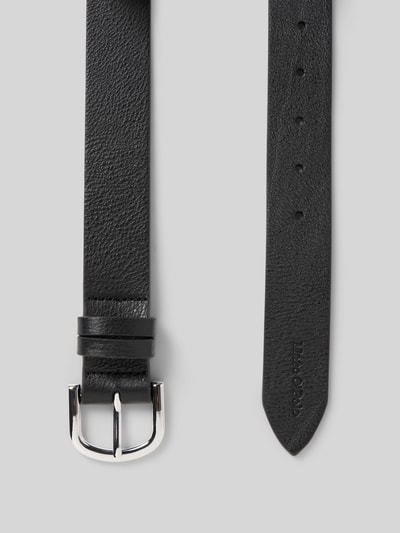 Marc O'Polo Pasek z naturalnej skóry bydlęcej Czarny 3