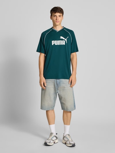 PUMA PERFORMANCE Tricot met labelprint Flessengroen - 1