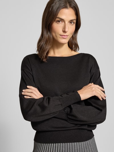 B.Young Gebreide pullover met sierknopen, model 'MOBBE'  - 3