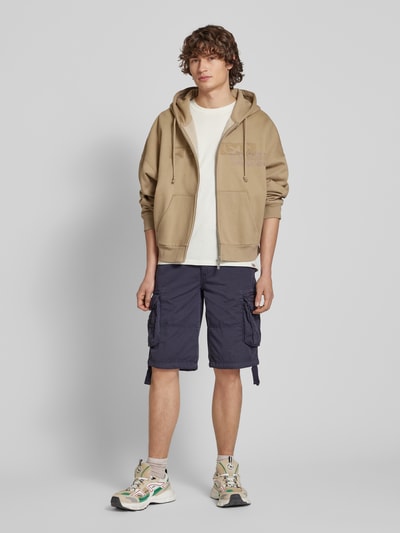 Alpha Industries Bermudas mit Cargotaschen Modell 'JET' Marine 1