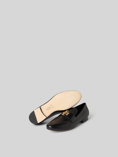 Tory Burch Loafers aus echtem Leder Black 5