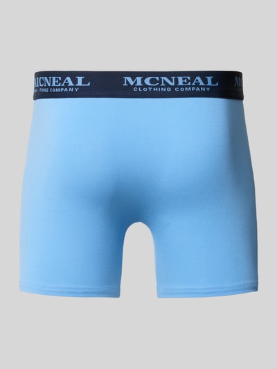 Produktfoto, Trunks mit Label-Details im 3er-Pack von MCNEAL, mieszanka bawełny i elastanu, dopasowany krój, elastyczny pas, jasnoniebieski