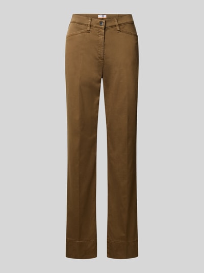 Raphaela By Brax Super Slim Fit Schmale Hose aus Lyocell-Baumwoll-Mix Modell 'LORELLA' Hellbraun 1