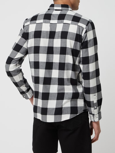 Jack & Jones Koszula casualowa o kroju regular fit z diagonalu model ‘Gingham’ Biały 5