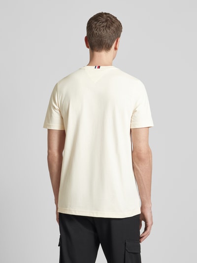 Tommy Hilfiger T-shirt met labelpatch Beige - 5