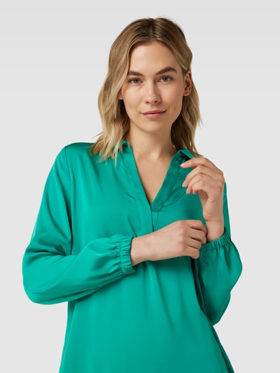 Marc Cain Blouse met platte kraag Smaragdgroen - 3