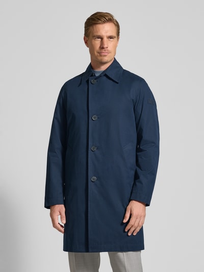 Marc O'Polo Regular fit lange jas met katoen                                                                                                                                                                                       Marineblauw - 4