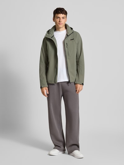 Superdry Softshell-jack met ritszakken Metallic groen - 1