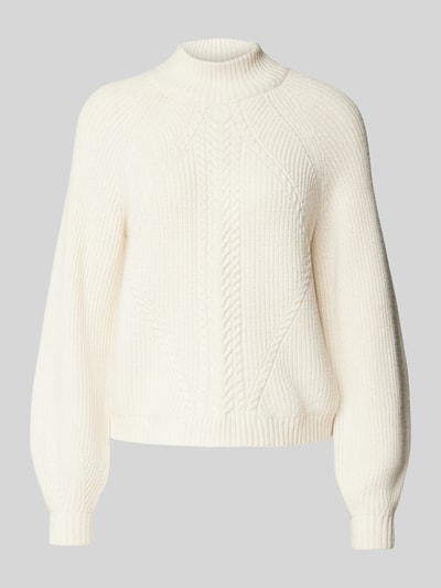 Only Regular Fit Strickpullover aus weichem Viskose-Mix Modell 'KATIA' Offwhite 1