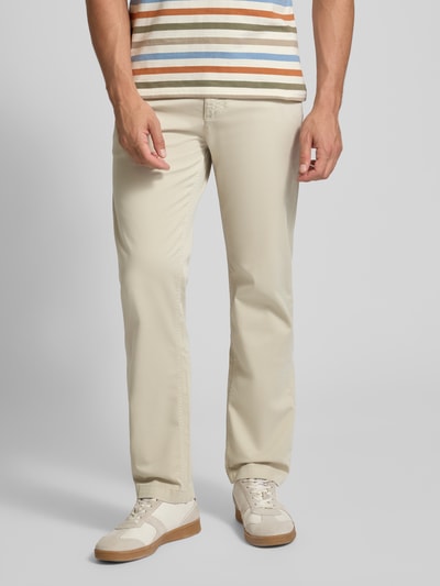 BOSS Orange Regular Fit Chino aus Baumwoll-Mix Beige 4