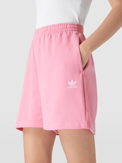 adidas Originals Sweatshorts mit Label-Stitching Pink 3