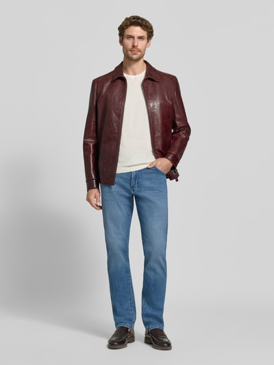 Wrangler Jeansy regular tapered z mieszanka bawełny model 'Redford' Jeansowy niebieski 1