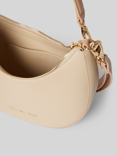 VALENTINO BAGS Handtas met labelapplicatie, model 'ALEXIA' Ecru - 4