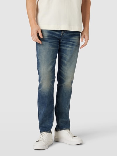 ARMANI EXCHANGE Slim Fit Jeans im Used-Look Jeansblau 4