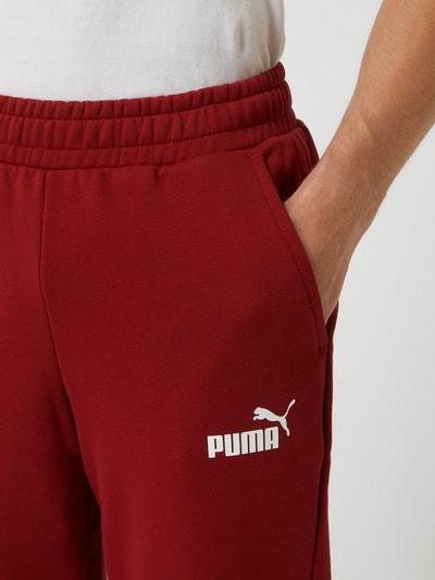 PUMA PERFORMANCE Regular Fit Sweathose mit Logo Dunkelrot 3