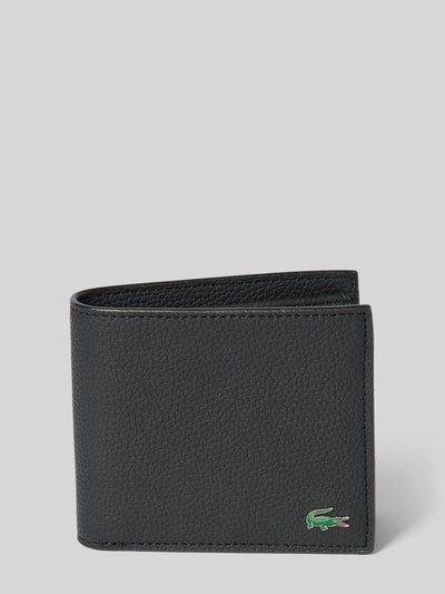 Lacoste Portemonnaie mit Label-Patch Black 1