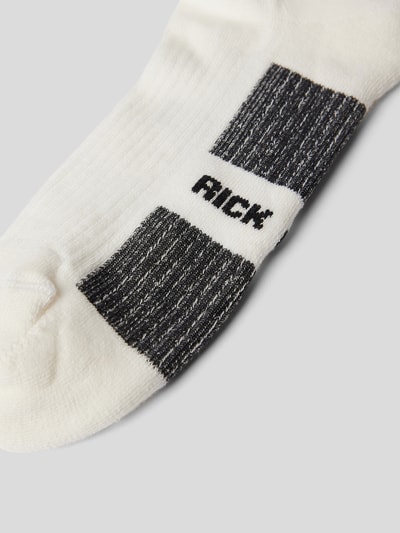 Rick Owens Socken mit Brand-Stitching Weiss 3