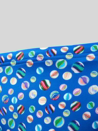 HOM Zwembroek met labelpatch aan de achterkant, model 'Socoa' Marineblauw - 2