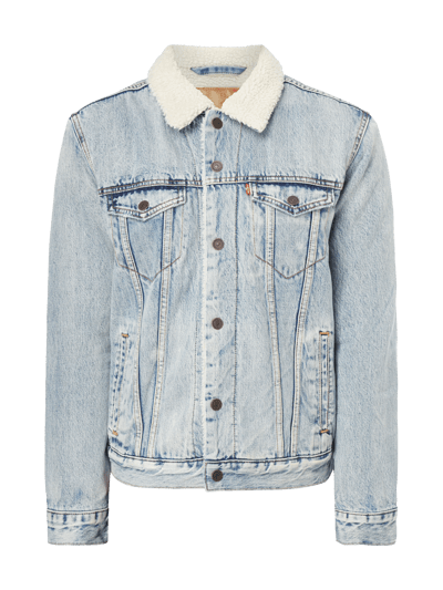 Levi's® The Sherpa Trucker Jacket Fine Line Sherpa
 Hellblau 2