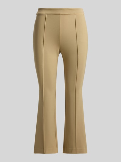 Lauren Ralph Lauren Spodnie o kroju slim fit o dł. 7/8 z ozdobnym szwem Piaskowy 2