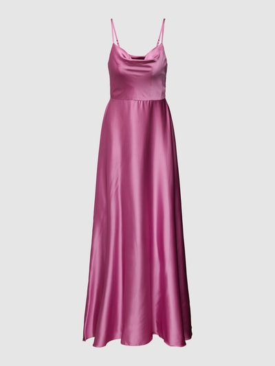 Laona Abendkleid mit Wasserfall-Ausschnitt Pink 2