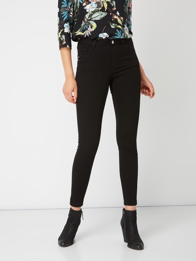 Review High waist skinny fit 5-pocketjeans  Zwart - 3