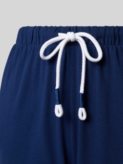 Mey pyjamabroek met elastische beenboorden model 'Solid Love' Donkerblauw - 2