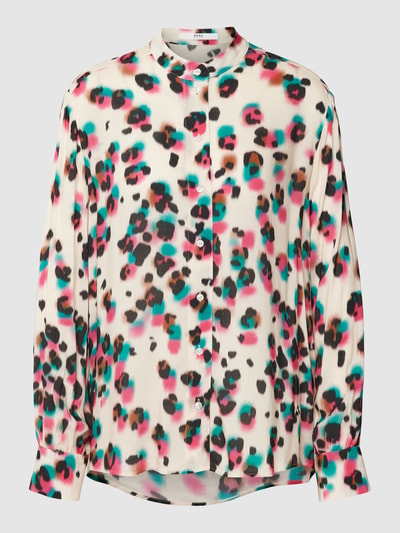 Brax Overhemdblouse met all-over print Zand - 2