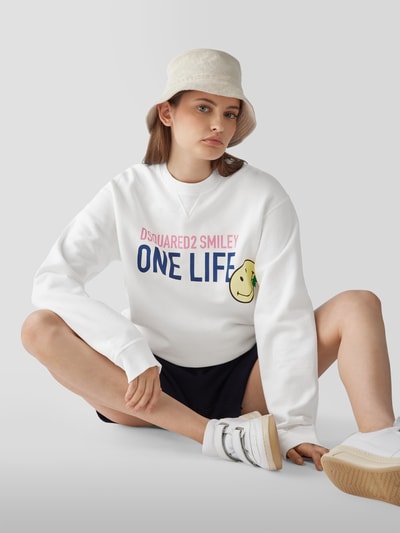 Dsquared2 Sweatshirt mit Prints Weiß 3
