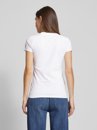 ARMANI EXCHANGE T-Shirt mit Label-Print Offwhite 5