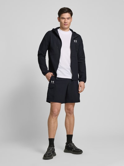 Under Armour Regular fit korte broek met elastische band Zwart - 1