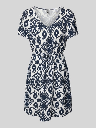 Vero Moda Mini-vrijetijdsjurk van pure viscose, model 'EASY JOY' Marineblauw - 2