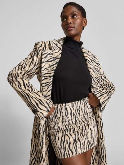 ROTATE Minirock mit Viskose-Anteil Ecru 3