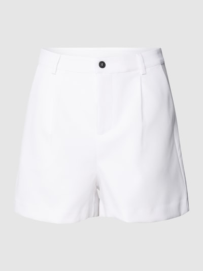 REVIEW Shorts mit Bundfalten Weiss 2