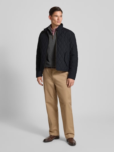 Polo Ralph Lauren Wndbreaker met opstaande kraag en labelstitching Zwart - 1