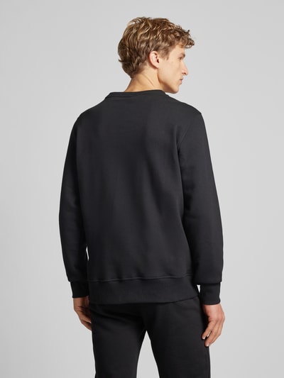 Ellesse Sweatshirt met labelstitching, model 'Fierro' Zwart - 5