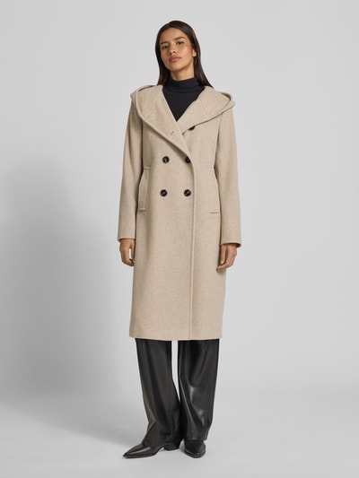 Gil Bret Wollmantel mit Kaschmir-Anteil Beige Melange 4