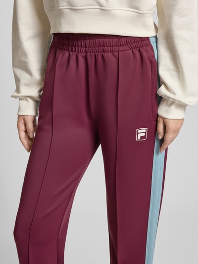 FILA Joggingbroek met elastische band, model 'COMO' Donkerrood - 3