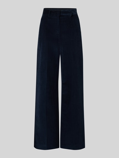 Weekend Max Mara Wide Leg Cordhose aus reiner Baumwolle Modell 'TANIA' Marine 2