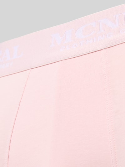 Produktfoto, Trunks mit elastischem Bund im 3er-Pack von MCNEAL, bawełna z elastanem, dopasowany krój, elastyczny pas, detale z logo, różowy