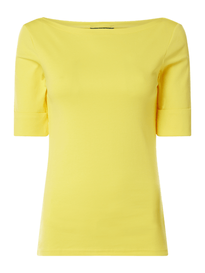 Lauren Ralph Lauren Shirt met stretch, model 'Judy' Geel - 1