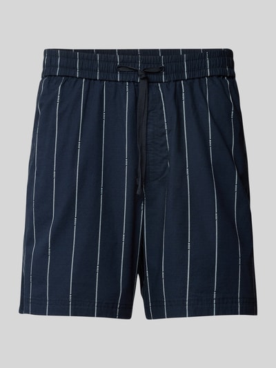 BOSS Orange Bermuda met steekzakken, model 'Sandrew' Marineblauw - 2