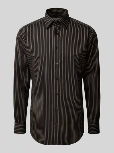 ETERNA Modern Fit Businesshemd mit Kentkragen Black 2