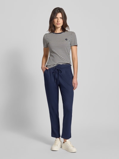 Christian Berg Woman Regular Fit Stoffhose aus Viskose-Mix Dunkelblau 1