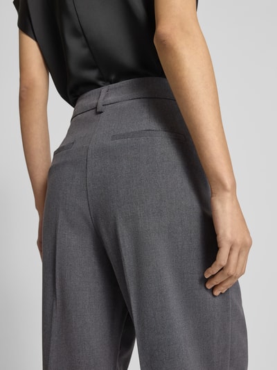 Christian Berg Woman Pantalon met achterzakken Donkergrijs gemêleerd - 3